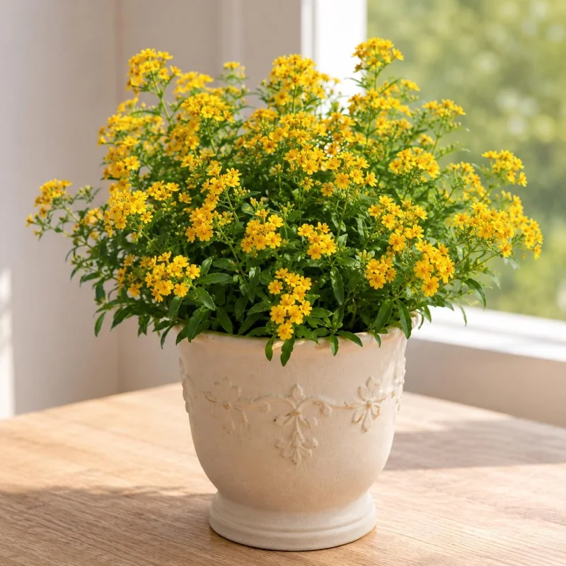 Texas Tarragon Live Plant Set (4-Pack), 4-8 Inch Tall, Mint Marigold Herb, Heat Tolerant Perennial for Culinary Use - Image 1
