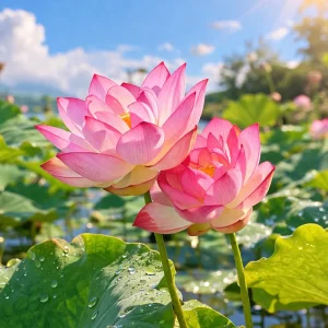 5+ Tiny Girl Micro Lotus Seeds - Nelumbo Nucifera Miniature Water Lily for Pots - Image 12