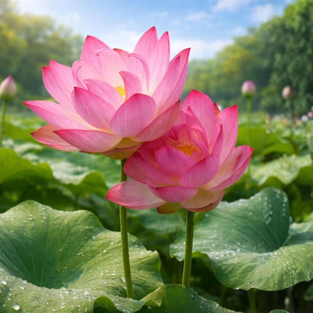 5+ Tiny Girl Micro Lotus Seeds - Nelumbo Nucifera Miniature Water Lily for Pots - Image 13