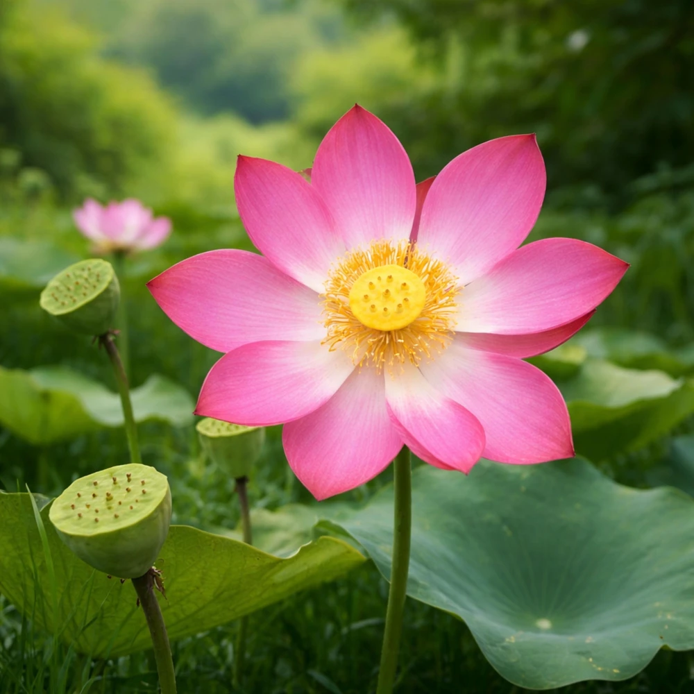 5+ Tiny Girl Micro Lotus Seeds - Nelumbo Nucifera Miniature Water Lily for Pots - Image 5