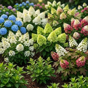 Assorted Hydrangea Live Plants - 3 Pack, 6-12 Inch Tall, 4 Inch Pot, Outdoor Flowering Shrub - Image 7