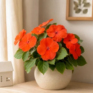 Beacon Orange Impatiens Seeds - Bright Orange Shade Garden Flowers - 20 Seeds - Image 4