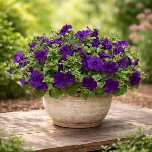 Blue Trailing Petunia Seeds - 20 Seeds - Cascading Flowers for Hanging Baskets & Containers - Image 5