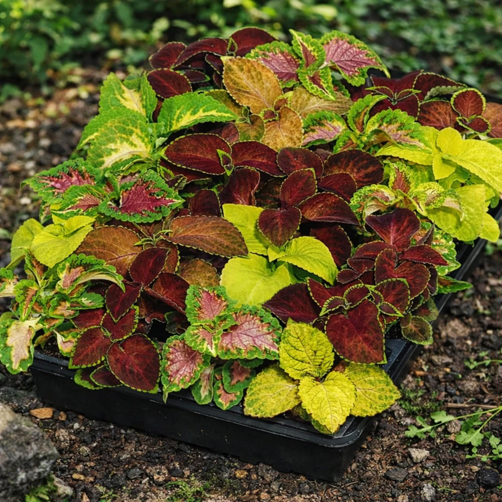 Coleus Mixed Colors Seeds - 20 Seeds Heirloom Foliage Plant - Vibrant Multicolor Leaves for Shade Gardens - Image 4