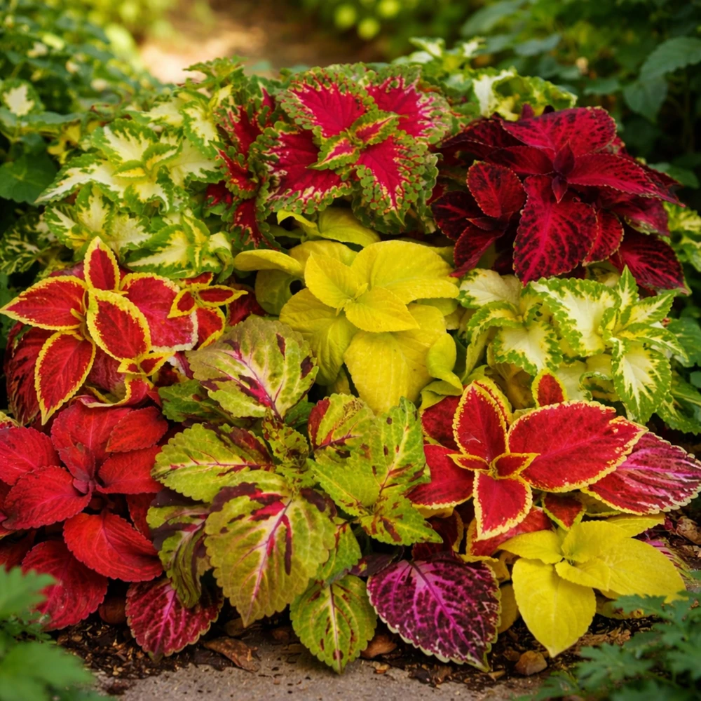 Coleus Mixed Colors Seeds - 20 Seeds Heirloom Foliage Plant - Vibrant Multicolor Leaves for Shade Gardens - Image 5