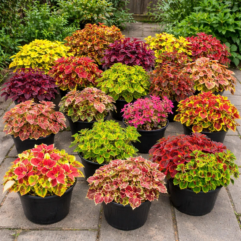 Coleus Mixed Colors Seeds - 20 Seeds Heirloom Foliage Plant - Vibrant Multicolor Leaves for Shade Gardens - Image 8