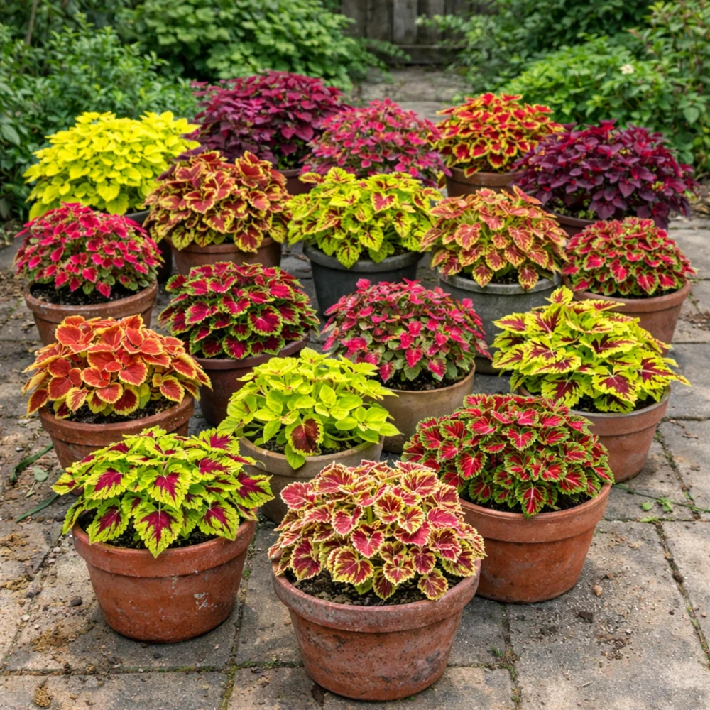 Coleus Mixed Colors Seeds - 20 Seeds Heirloom Foliage Plant - Vibrant Multicolor Leaves for Shade Gardens - Image 9
