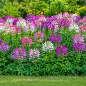 Color Fountain Cleome Seeds - Mixed Spider Flower Blooms - 20 Seeds - Image 4