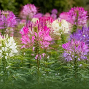 Color Fountain Cleome Seeds - Mixed Spider Flower Blooms - 20 Seeds - Image 6