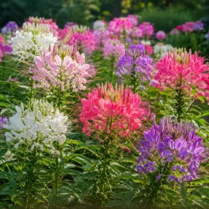 Color Fountain Cleome Seeds - Mixed Spider Flower Blooms - 20 Seeds - Image 7