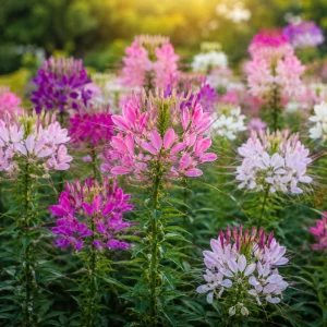 Color Fountain Cleome Seeds - Mixed Spider Flower Blooms - 20 Seeds - Image 8