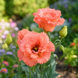 Coral Lisianthus Seeds - Eustoma grandiflorum - 20 Seeds - Double Rose-Like Blooms - Image 3