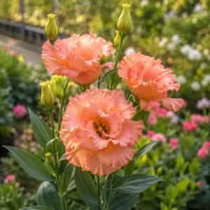 Coral Lisianthus Seeds - Eustoma grandiflorum - 20 Seeds - Double Rose-Like Blooms - Image 4