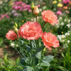 Coral Lisianthus Seeds - Eustoma grandiflorum - 20 Seeds - Double Rose-Like Blooms - Image 5