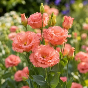 Coral Lisianthus Seeds - Eustoma grandiflorum - 20 Seeds - Double Rose-Like Blooms - Image 9