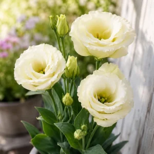 Cream Lisianthus Seeds - Eustoma grandiflorum - Double Rose-like Flowers - 20 Seeds - Image 6