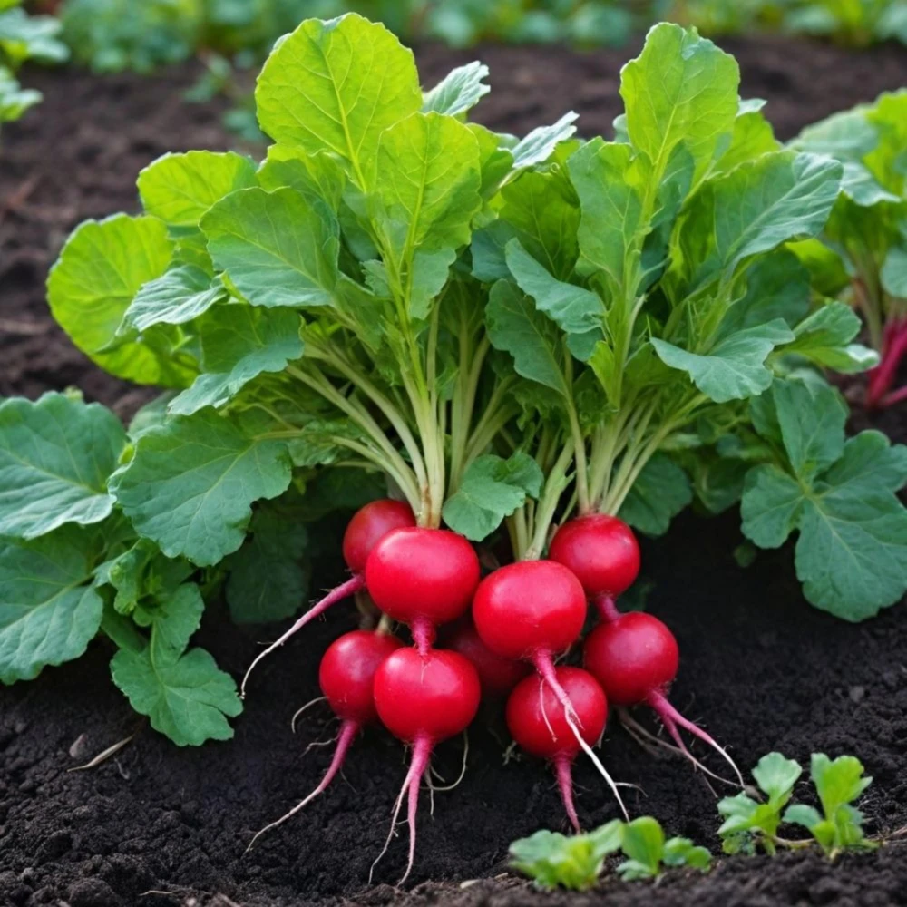 Crimson Giant Radish Seeds - 30 Seeds - Fast Growing Heirloom Red Radish - Image 13
