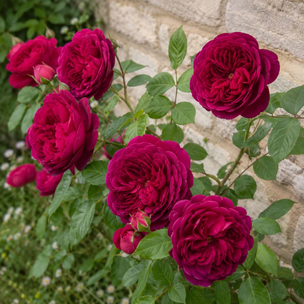 Darcy Bussell Rose Seeds - 30 Crimson Red English Shrub Rose Seeds for Garden - Image 5