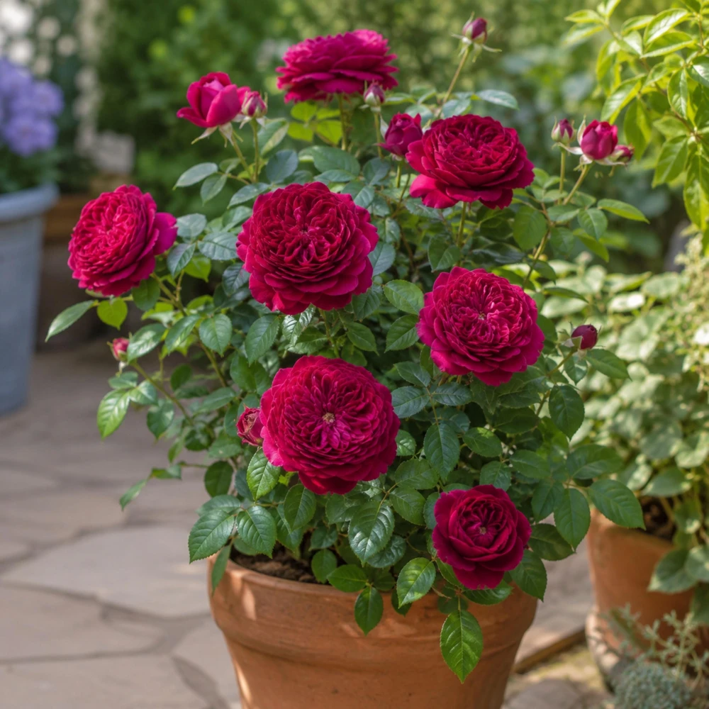Darcy Bussell Rose Seeds - 30 Crimson Red English Shrub Rose Seeds for Garden - Image 6