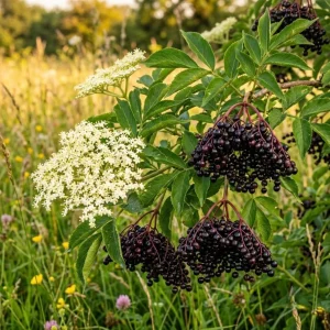 Elderberry Plant Live Shrub - American Berry Bush 7-12" Tall in Quart Pot - Image 7