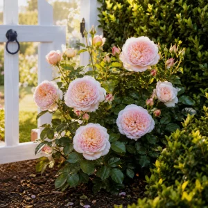 Emily Bronte Rose Seeds - Fragrant English Shrub Rose - 30 Seeds - Pink Apricot Blooms - Image 3