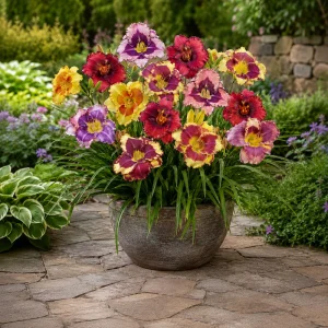 Eyezone Daylily Mix Seeds - Hemerocallis hybrida - Perennial Flower - 20 Seeds - Image 11