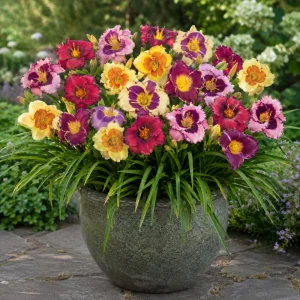 Eyezone Daylily Mix Seeds - Hemerocallis hybrida - Perennial Flower - 20 Seeds - Image 8