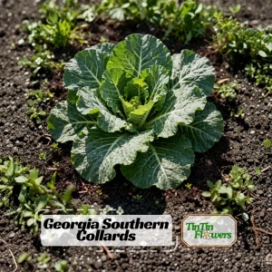 Georgia Southern Collard Seeds - 20 Seeds Pack - Large, Tender Leaves, Cold Hardy, High Yield Vegetable Garden - Image 1