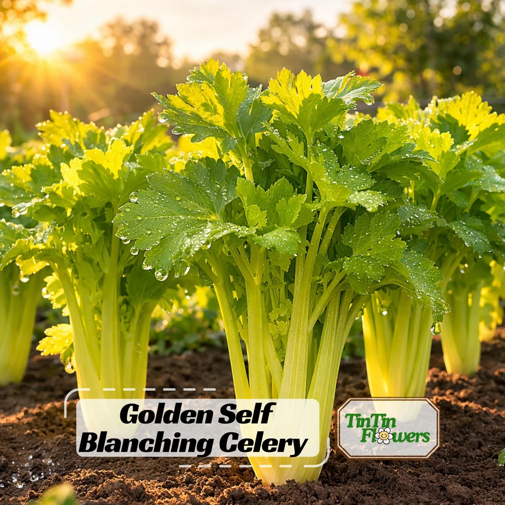 Golden Self Blanching Celery Seeds - 50 Seed Pack - Heirloom Vegetable - Image 1