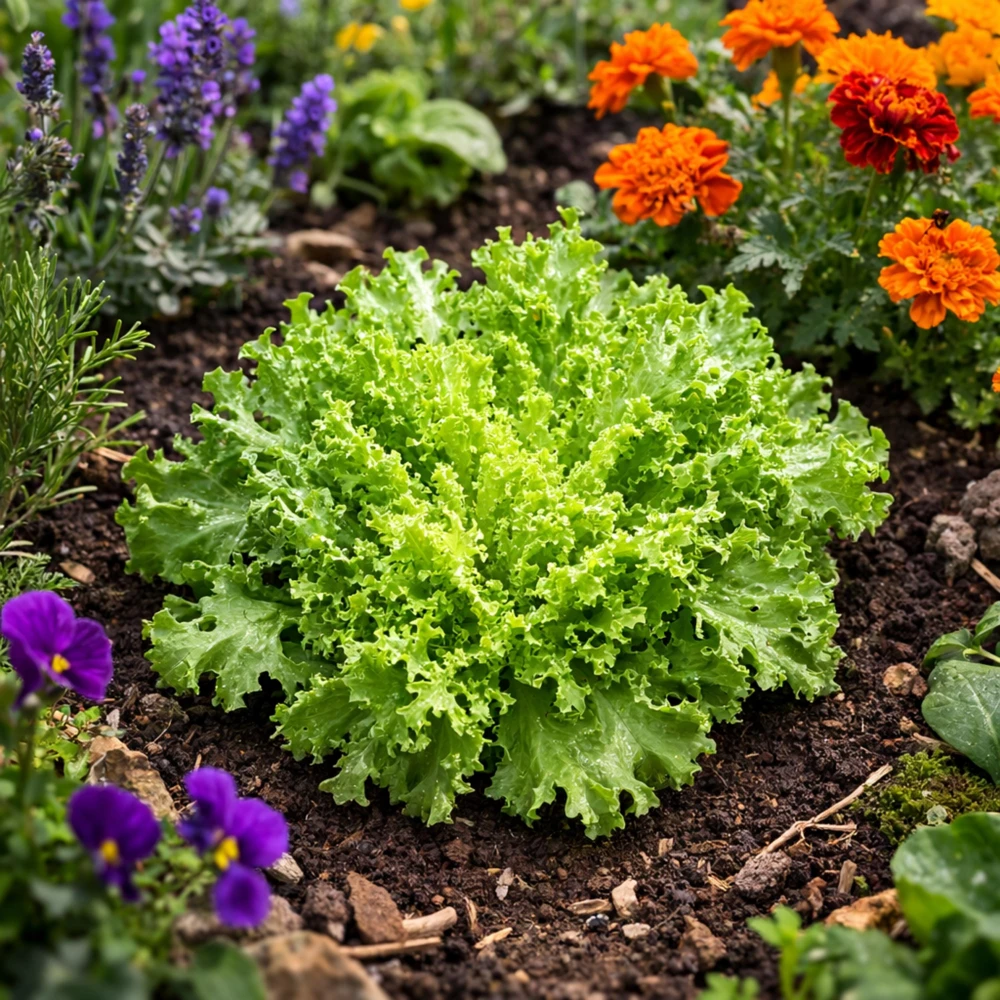 Green Curled Ruffec Endive Seeds - 50 Count Pack - Frilly Leafy Vegetable - Image 16