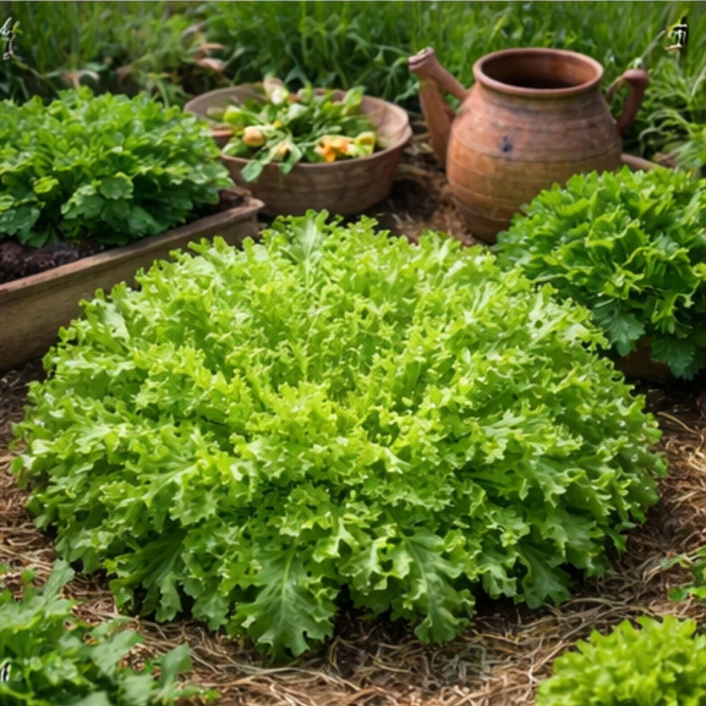Green Curled Ruffec Endive Seeds - 50 Count Pack - Frilly Leafy Vegetable - Image 6