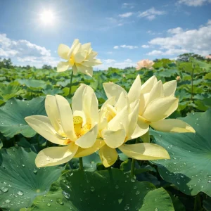 Hindu White Lotus Seeds - Indian Lotus (Nelumbo nucifera) Seeds - 5+ Count - Cold Resistant Water Lily for Ponds & Water Gardens - Image 2