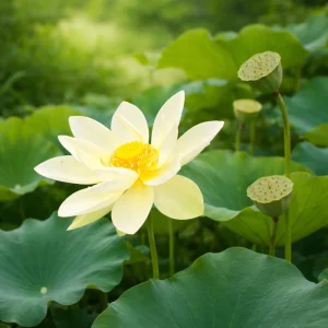 Hindu White Lotus Seeds - Indian Lotus (Nelumbo nucifera) Seeds - 5+ Count - Cold Resistant Water Lily for Ponds & Water Gardens - Image 9