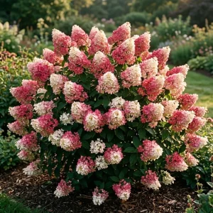 Hydrangea Live Plant - Two-Toned Cold Hardy Shrub 6-12" Tall in Quart Pot - Image 1