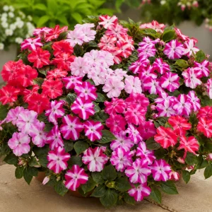 Imara XDR Star Mix Impatiens Seeds - Star Pattern Shade Flowers - 20 Seeds - Image 5