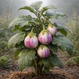 Italian Rosa Bianca Eggplant Seeds - Heirloom - 20 Count - Lavender White Round Fruits - Easy Grow Garden Plant - Image 10