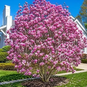 Jane Magnolia Tree Live Plant - Purple Pink Flowers - 1-2 ft Tall Shrub in Gallon Pot - Image 2