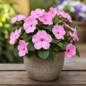 Light Pink Impatiens Seeds - 20 Seeds - Shade Garden Annual Flower - Image 2