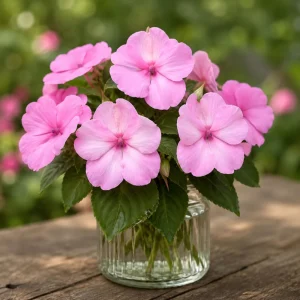 Light Pink Impatiens Seeds - 20 Seeds - Shade Garden Annual Flower - Image 3
