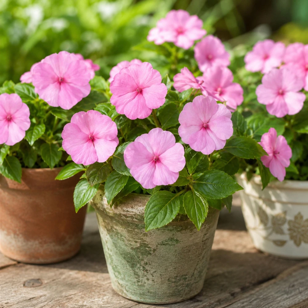 Light Pink Impatiens Seeds - 20 Seeds - Shade Garden Annual Flower - Image 5