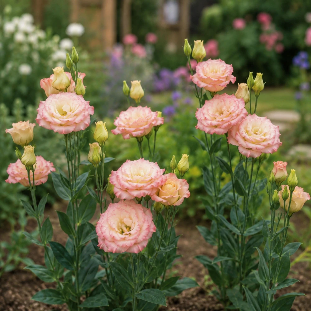 Lisianthus Seeds - Echo Champagne Eustoma - 20 Seeds - Double Cream Blooms - Image 11