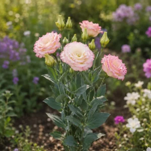 Lisianthus Seeds - Echo Champagne Eustoma - 20 Seeds - Double Cream Blooms - Image 4