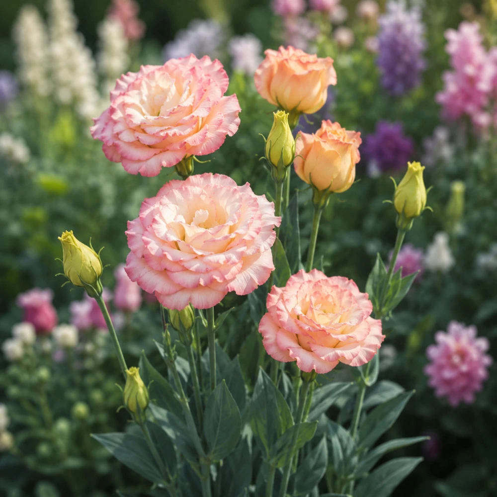 Lisianthus Seeds - Echo Champagne Eustoma - 20 Seeds - Double Cream Blooms - Image 6