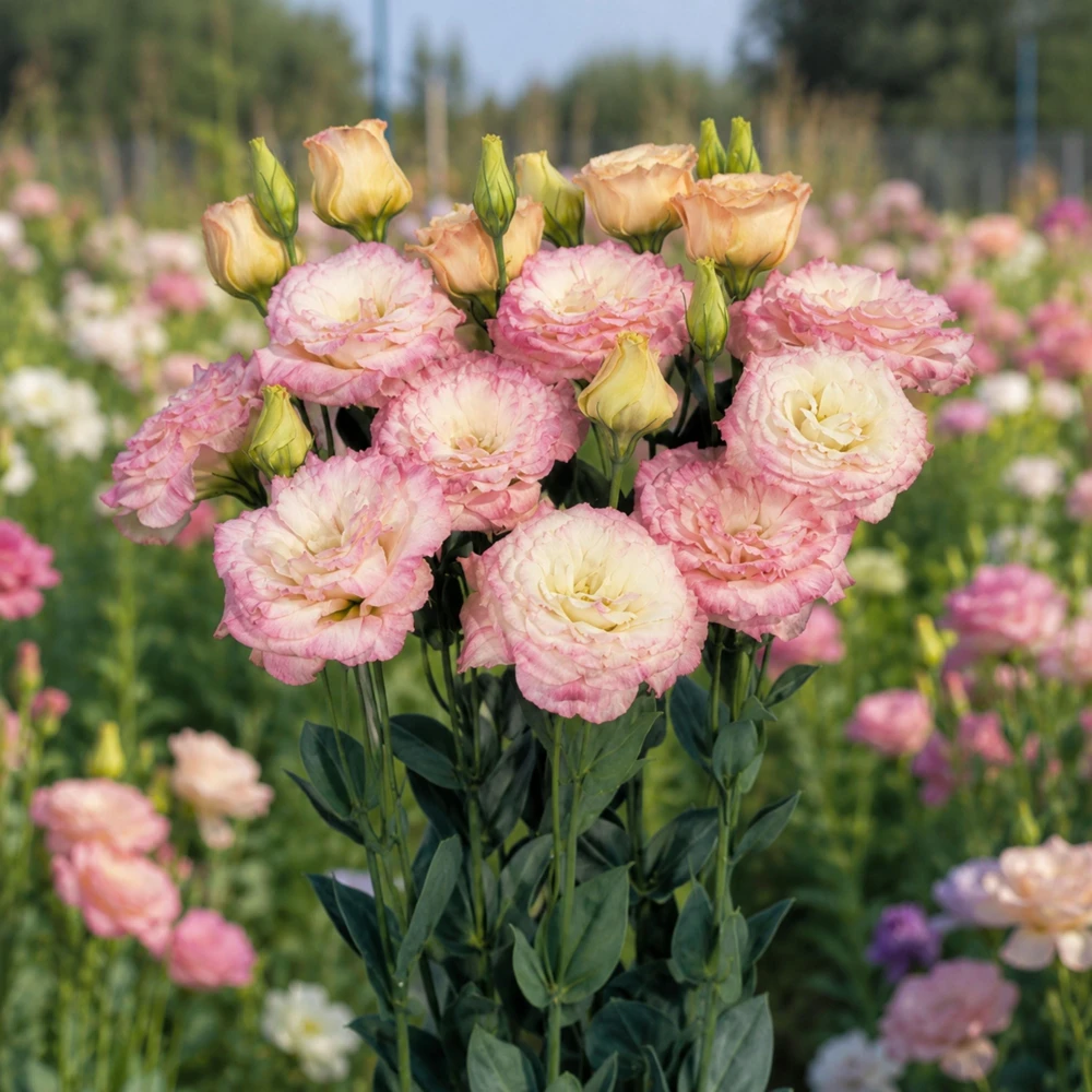Lisianthus Seeds - Echo Champagne Eustoma - 20 Seeds - Double Cream Blooms - Image 8