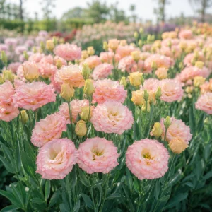 Lisianthus Seeds - Echo Champagne Eustoma - 20 Seeds - Double Cream Blooms - Image 9