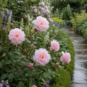 Mary Delany Rose Seeds - 30 Pack - Soft Pink Double Blooms - Fragrant English Shrub Rose - Image 3