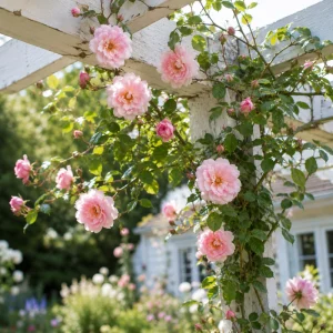 Mary Delany Rose Seeds - 30 Pack - Soft Pink Double Blooms - Fragrant English Shrub Rose - Image 4