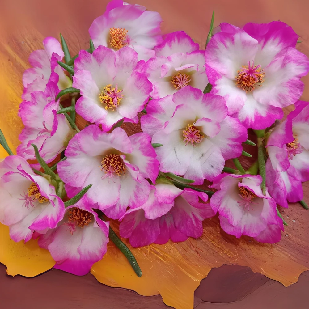 Moss Rose Seeds - Portulaca grandiflora - Double Mixed Color Blooms - 50 Seeds - Image 10
