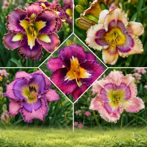 Patterned Daylily Mix Seeds - Hemerocallis hybrida - 20 Seeds - Easy Grow Perennial Flower - Image 10