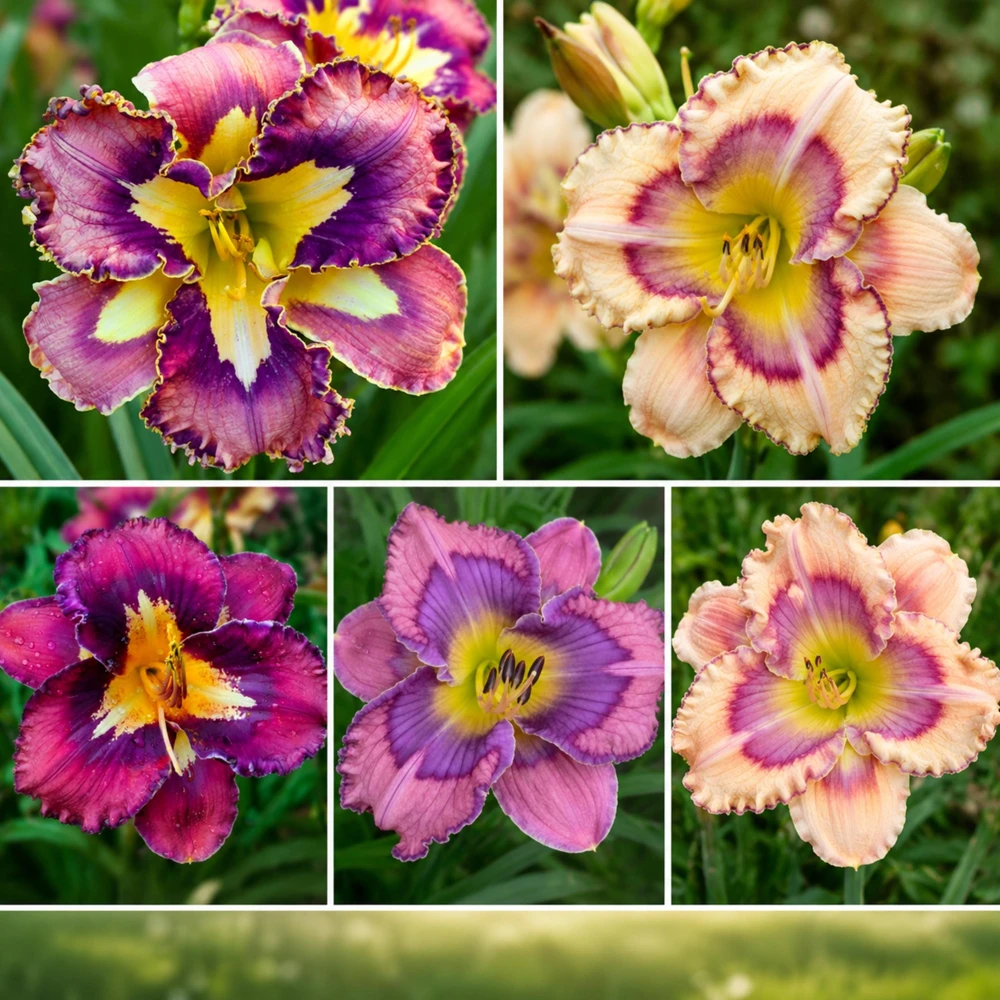 Patterned Daylily Mix Seeds - Hemerocallis hybrida - 20 Seeds - Easy Grow Perennial Flower - Image 2